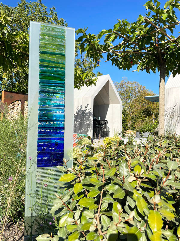 Glasdeko für den Garten
