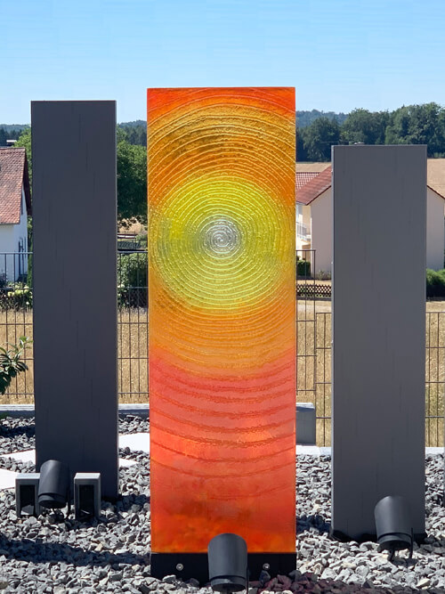 Glas Stelen