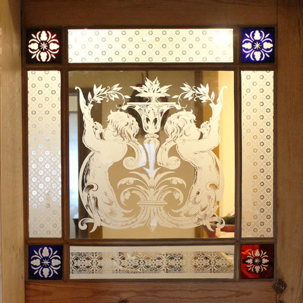 Glas ätzen Jugendstil