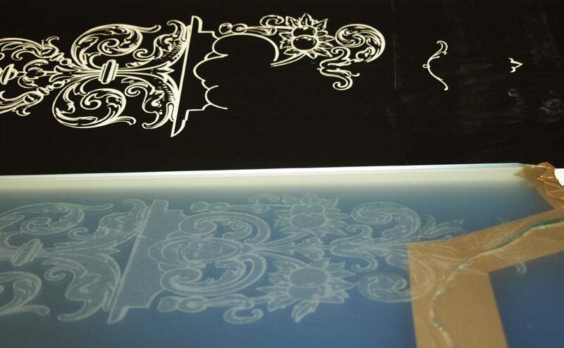 reproduktionen glas