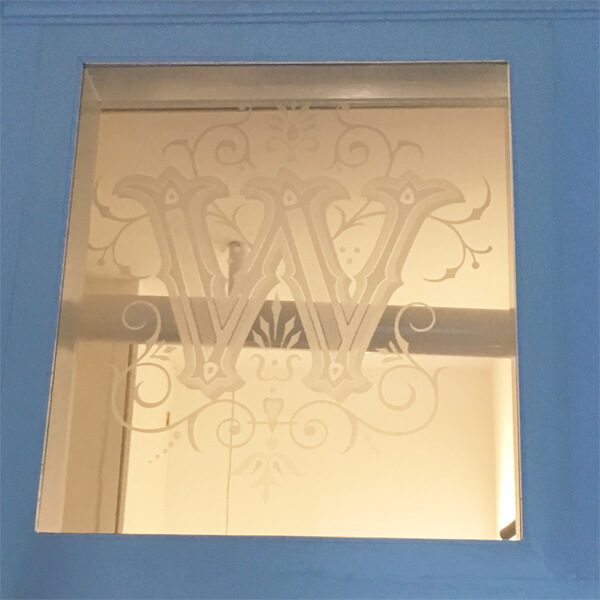 Familienwappen auf Glas — Beispiel 4