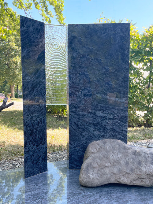 Glas für Grabmale — Beispiel 21