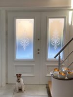 Wohnungseingangstür mit Glas